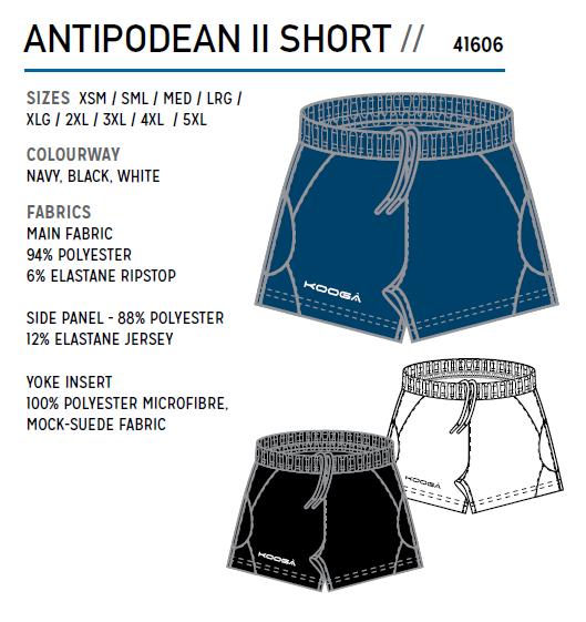 Shorts Tryline Rugby Wear, Team, kids and Kooga rugby shirts, shorts